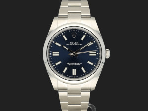 Rolex Oyster Perpetual 41 Blue Dial 124300 NEW