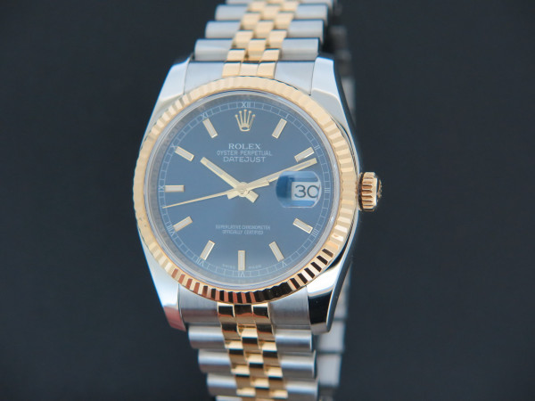 Rolex - Datejust Gold/Steel Blue Dial 116233