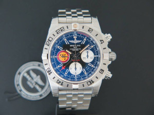 Breitling Chronomat 44 GMT limited edition Patrouille Suisse 50th