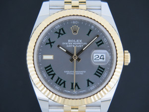 Rolex Datejust 41 Gold/Steel Slate Roman Dial 126333