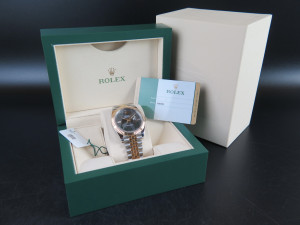 Rolex Datejust 41 Gold/Steel Slate Roman Dial 126333