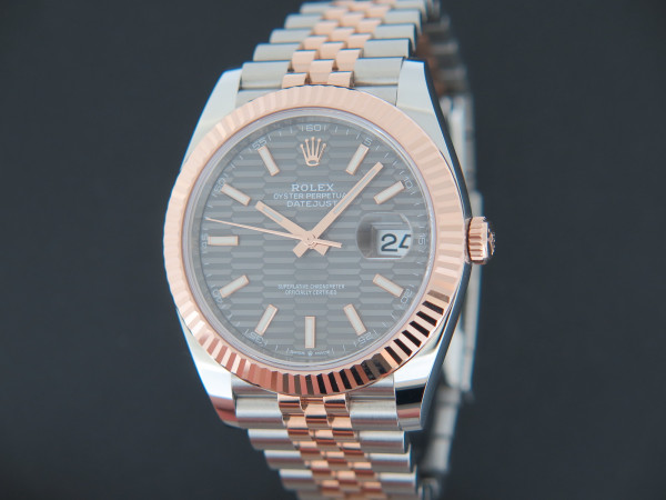 Rolex - Datejust 41 Everose/Steel Slate Motif Dial 126331