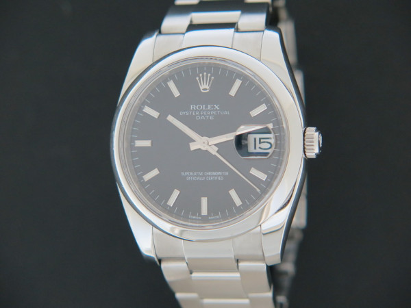 Rolex - Date Black Dial 115200