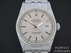 Rolex Datejust Silver Dial 16234  