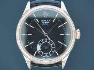 Rolex Cellini Dual Time Everose Gold 50525