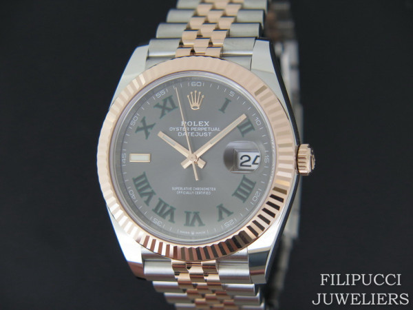 Rolex - Datejust 41 Everosegold/Steel Slate Dial 126331 NEW 2020