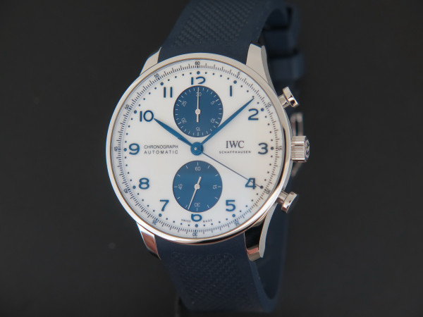 IWC - Portugieser Chronograph White Dial IW371620 NEW