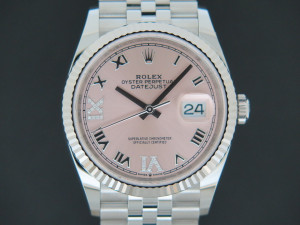 Rolex Datejust Pink Diamond Dial 126234  NEW