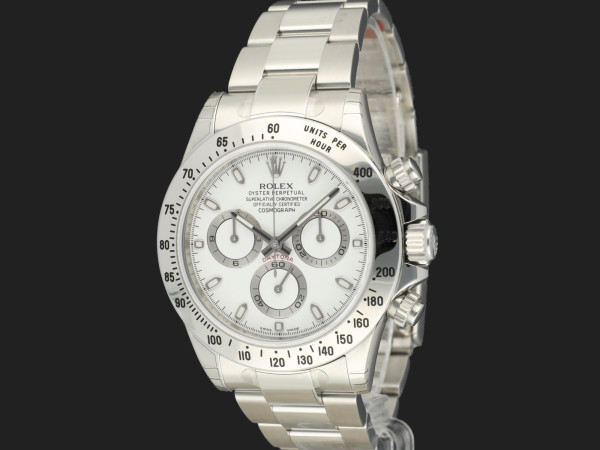 Rolex - Daytona White 'APH' Dial 116520 FULL STICKERS NOS