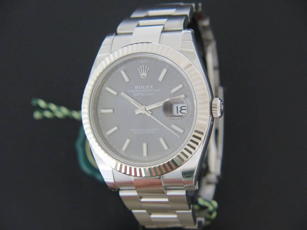 Rolex - Datejust 41 Dark Rhodium NEW 126334