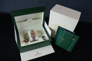 Rolex Datejust 31 Gold/Steel Champagne Diamond Dial 178273