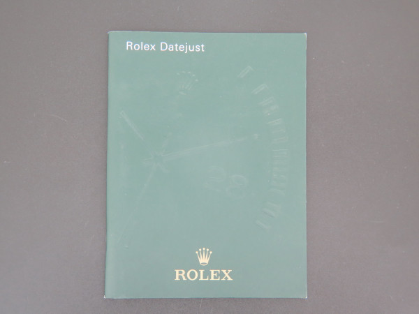 Rolex - Datejust Booklet
