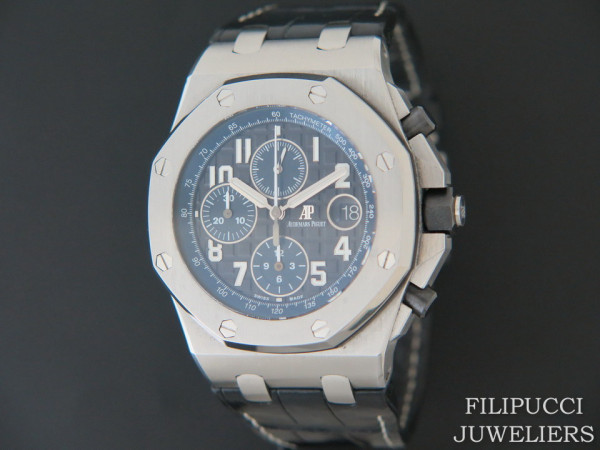 Audemars Piguet - Royal Oak Offshore Black Dial Blue Chronograph 26470ST.OO.A028CR.01 