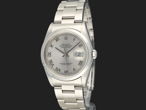 Rolex - Datejust 36 Silver Roman Dial 16200 
