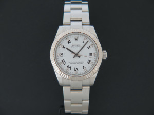 Rolex Oyster Perpetual White Diamond Dial 31MM 177234
