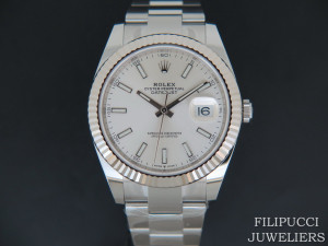 Rolex  Datejust 41 Silver Dial NEW 126334    