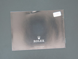 Rolex Oyster Booklet English