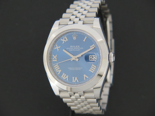 Rolex - Datejust 41 Azzurro Dial 126300 NEW