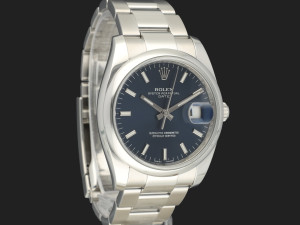 Rolex Date 34 Blue Dial 115200