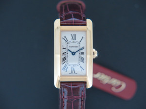 Cartier Tank Americaine SM Yellow Gold NEW W2601556