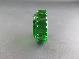 Rolex Paperweight green crystal Triplock