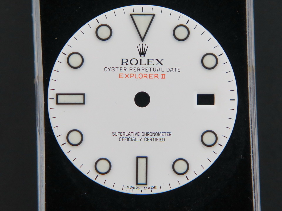 Rolex Explorer II White Dial Parts Filipucci Jewelers Maastricht