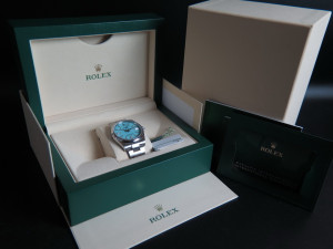 Rolex Oyster Perpetual 41 Turquoise Dial 124300 NEW