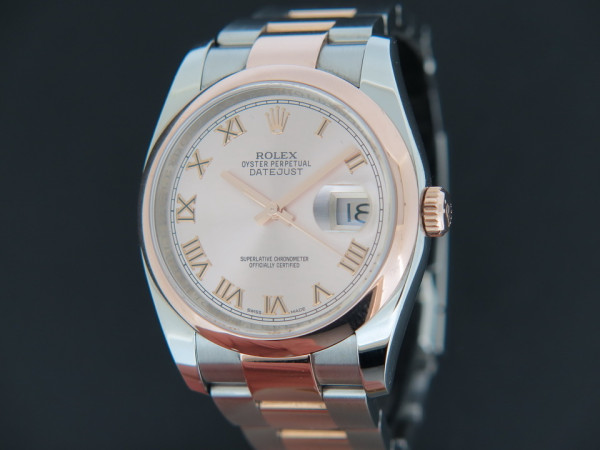 Rolex - Datejust Rosegold / Steel 116201 Pink Dial 