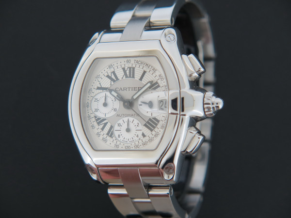 Cartier - Roadster XL Automatic Chrono Silver Dial 2618