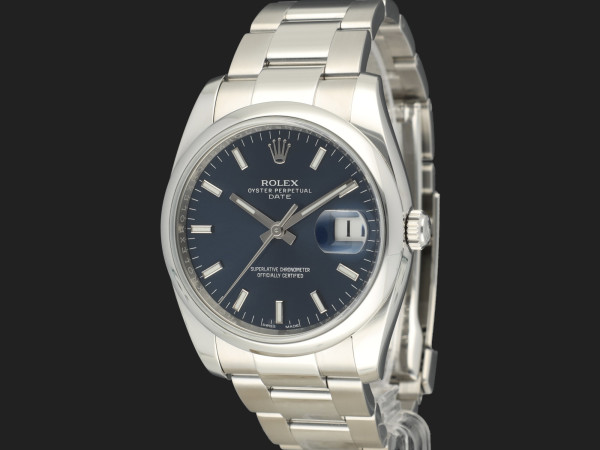 Rolex - Date 34 Blue Dial 115200