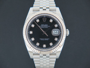 Rolex Datejust 41 Black Diamond Dial 126334