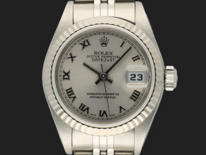 Rolex Lady-Datejust 26 Rhodium Roman Dial 79174 