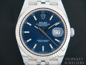 Rolex Datejust 41 Blue Dial 126334 NEW    