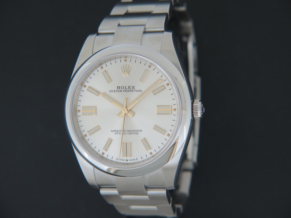 Rolex - Oyster Perpetual 41 Silver Dial 124300 NEW 