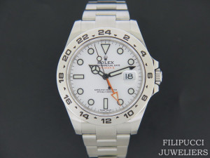 Rolex Explorer II White Dial 216570 NEW