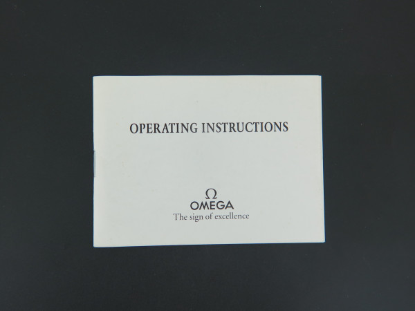 Omega - Operating Instructions Booklet for Cal. 1861/1863