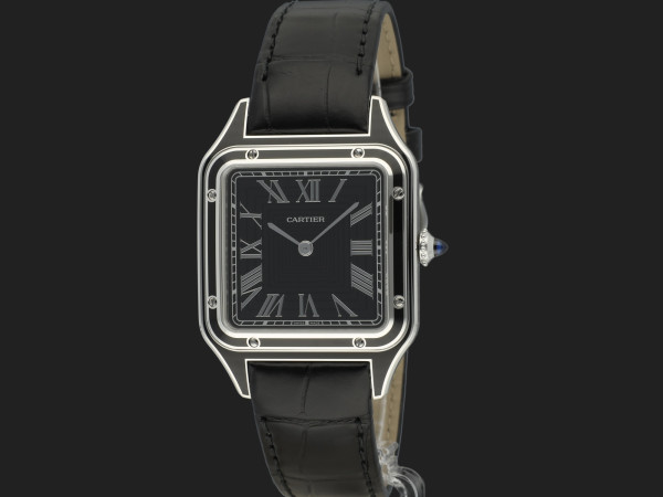 Cartier - Santos-Dumont Black Lacquer WSSA0046 / 4298 NEW
