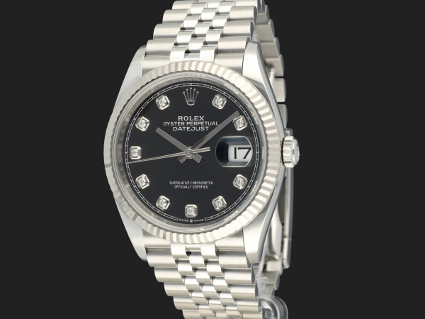 Rolex - Datejust Black Diamond Dial 126234