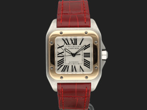 Cartier Santos 100 MM Gold/Steel Automatic 2878 / W20107X7