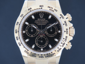 Rolex Daytona Yellow Gold Black Dial 116508 NEW