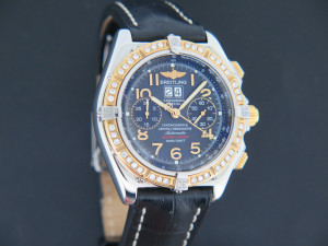 Breitling Crosswind Special Gold/Steel Diamond Bezel B44356