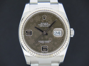 Rolex Datejust Bronze Flower Dial 116234