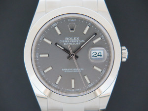 Rolex Datejust 41 Slate Dial 126300 99% NEW