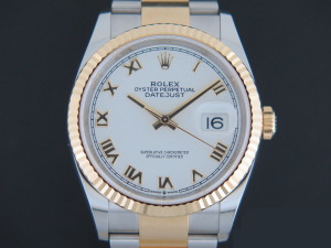 Rolex Datejust 126233 Gold/Steel White Dial  NEW 