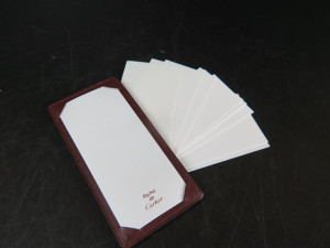 Cartier Notepad