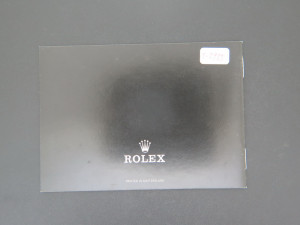 Rolex Datejust Booklet English