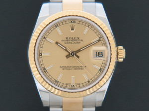 Rolex Datejust 31 Gold/Steel Champagne Dial  178273