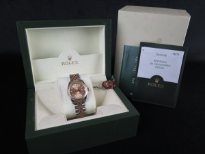 Rolex Datejust 31 Gold/Steel Champagne Dial 178273