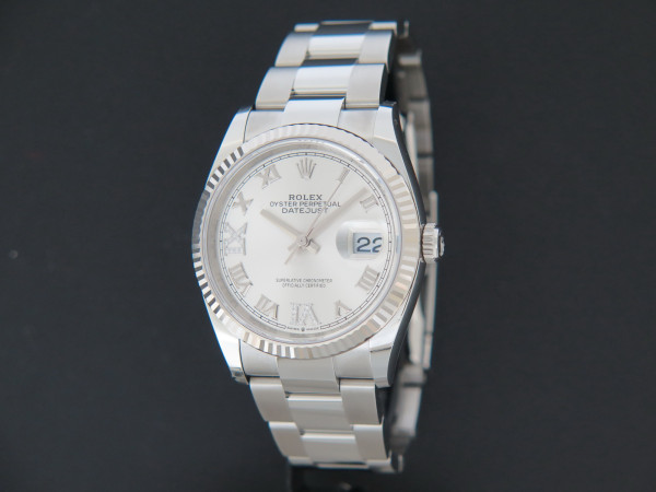 126234 silver dial