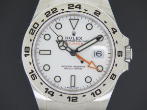 Rolex Explorer II White Dial 216570 NEW FULL STICKERS